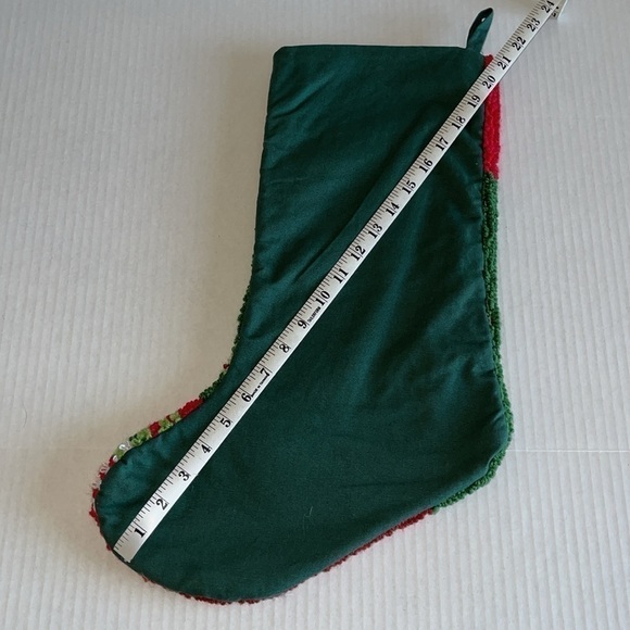 Needlepoint Chocolate Lab Christmas Stocking - Picture 3 of 4